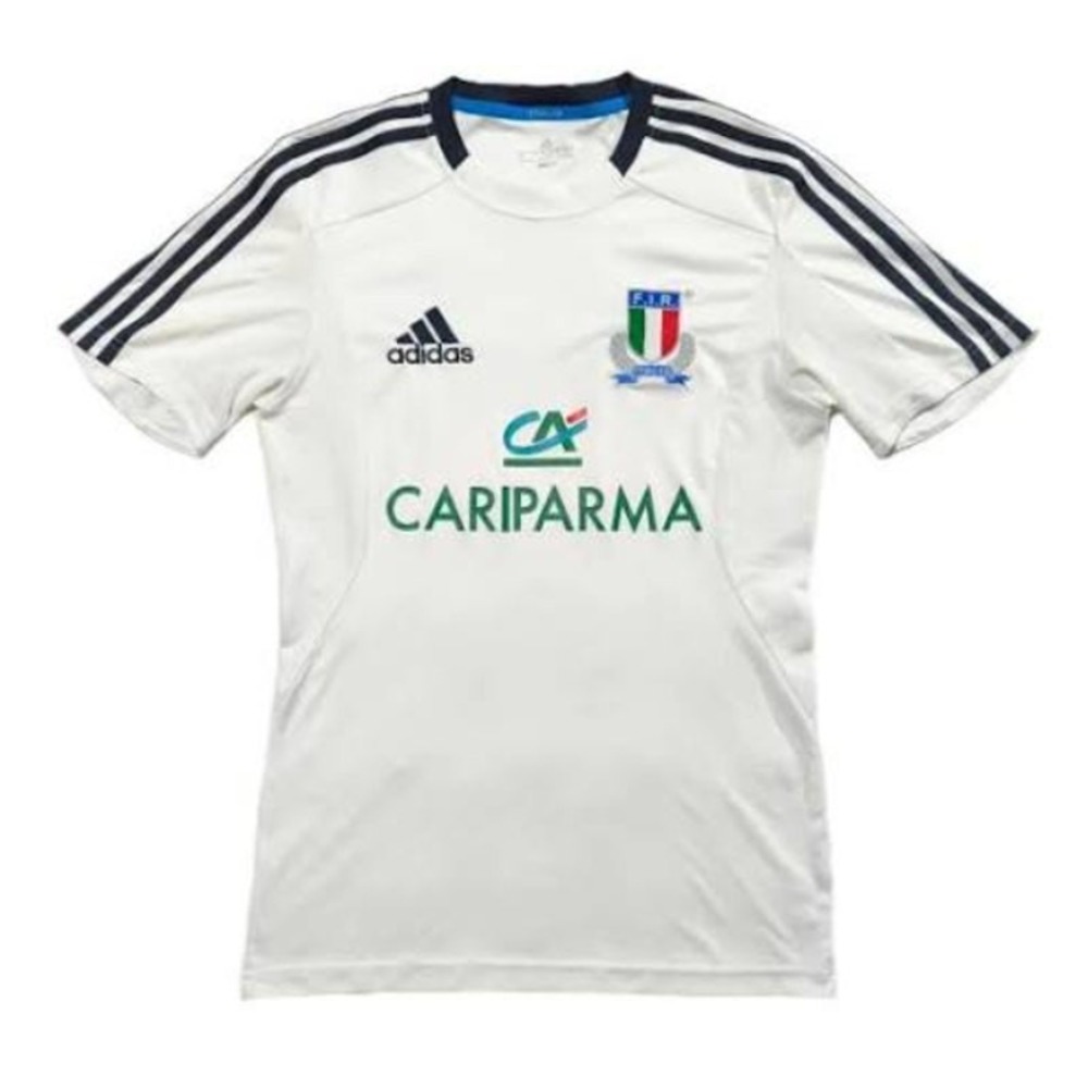 Adidas Italia FIR ClimaCool Jersey Soccer Training Shirt Top Mens Size L White
